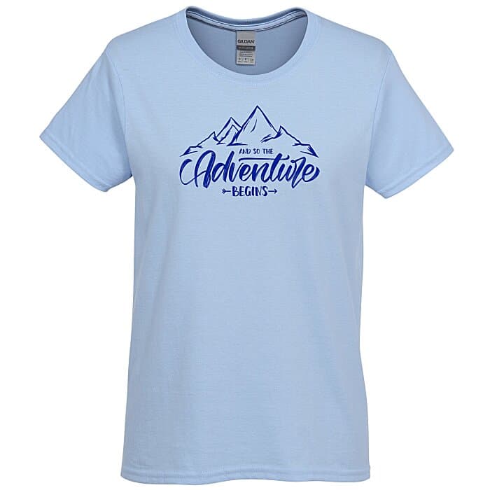 Gildan 6-oz Ultra Cotton T-Shirt - Ladies' - Screen - Colors