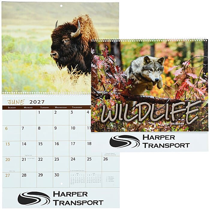 Wildlife Calendar - Spiral