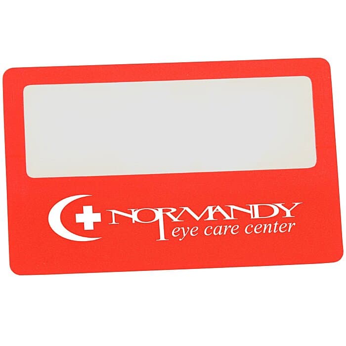 Credit Card Size Magnifier