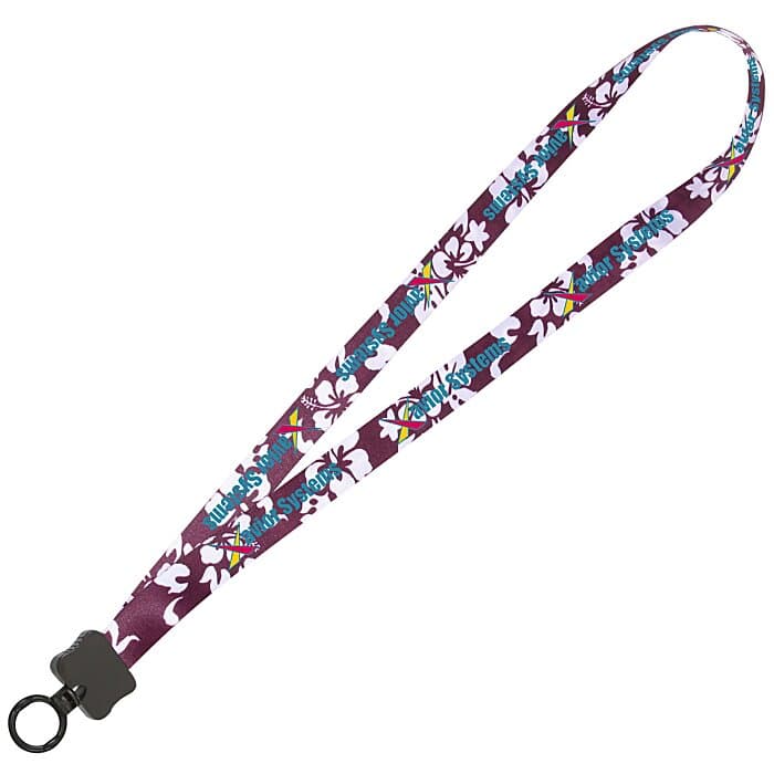 Dye-Sublimated Lanyard - 3/4 inches - Hawaiian