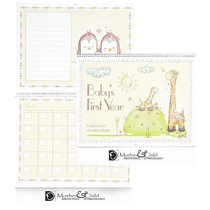 Baby's First Year Calendar - Undated