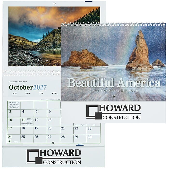 Beautiful America Calendar - Pocket