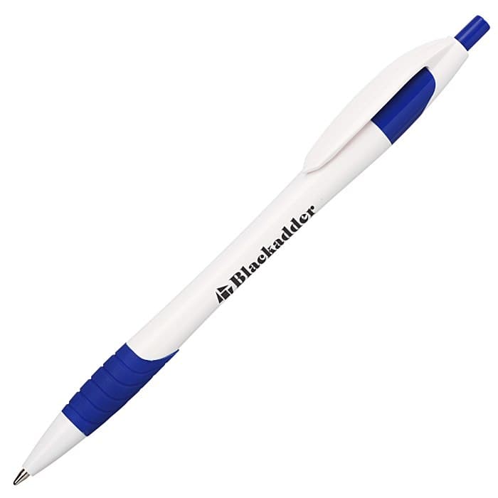 Solis Clic Pen with Grip - White