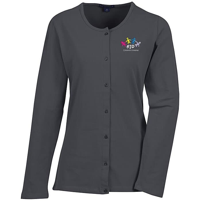 Blue Generation Long Sleeve Cardigan - Ladies'
