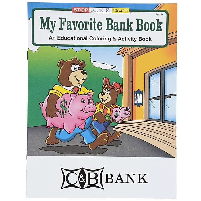 My Favorite Bank Coloring Book