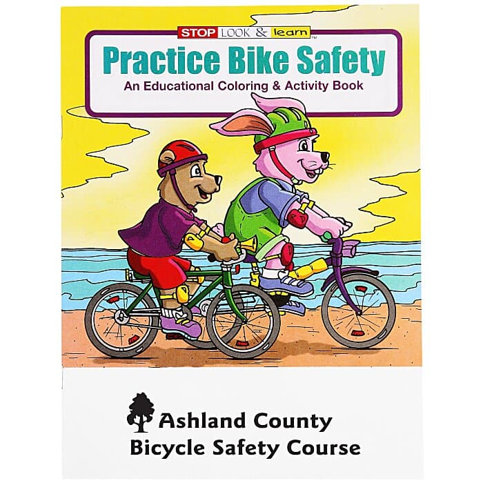 Practice Bike Safety Coloring Book