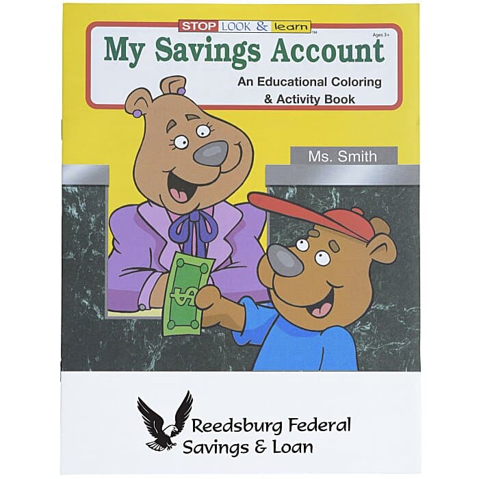 My Savings Account Coloring Book