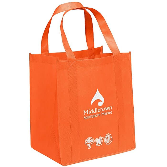 Veggie Print Big Thunder Tote - 15 inches x 13 inches