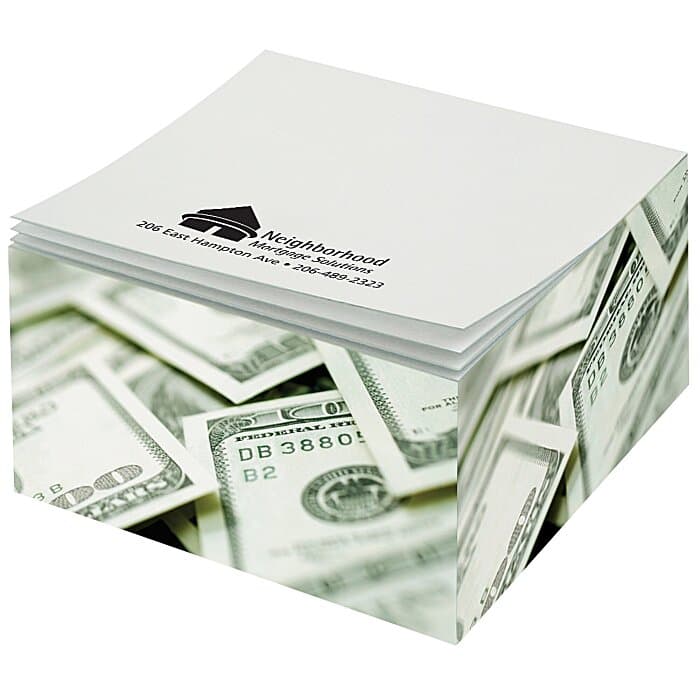 Post-it® Notes Cubes - 2-3/4 inches x 2-3/4 inches x 1-3/8 inches - Financial