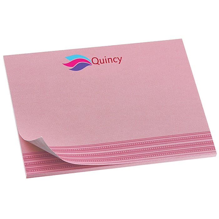 Souvenir Designer Sticky Note - 3 inches x 4 inches - Stripes - 50 Sheet