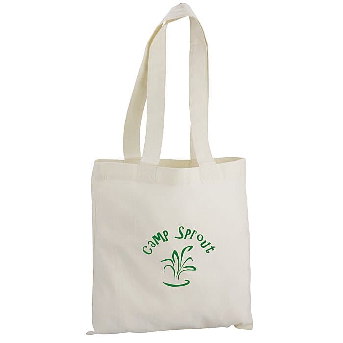 Cotton Sheeting Natural Economy Tote - 12 1/2 inches x 12 inches