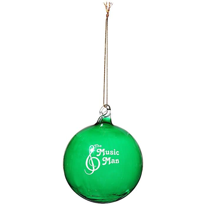 Hand Blown Glass Ornament - 3 inches