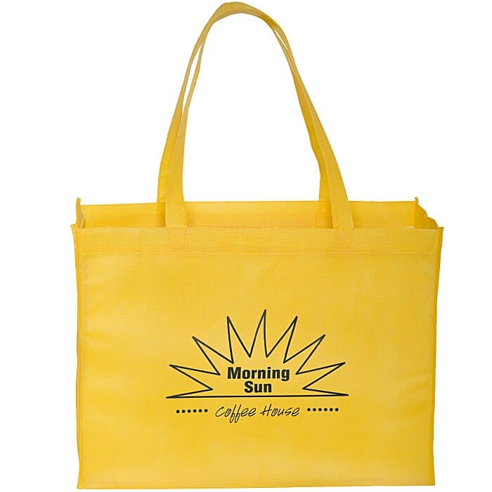 Gusseted Polypropylene Tote - 12 inches x 16 inches - 24 hr
