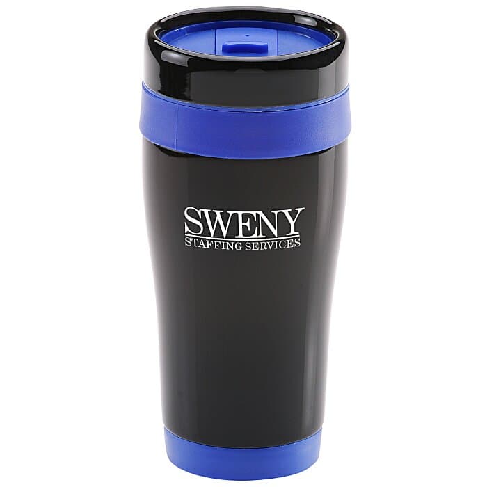 Black Stainless Steel Tumbler - 16 oz