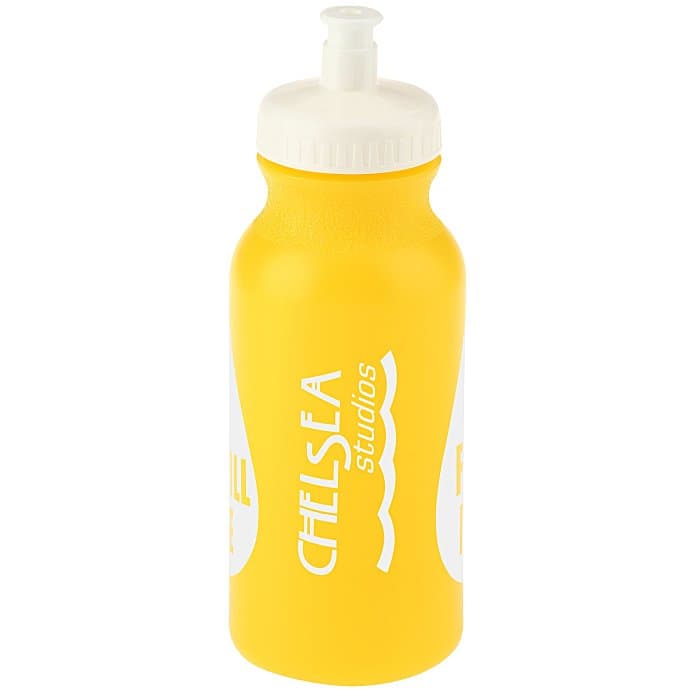 Sport Bottle with Push Pull Lid - 20 oz - Colors - Fill Me
