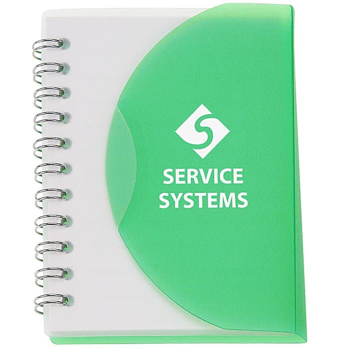 Spiral Curve Notebook - 4 1/4 inches x 3 1/4 inches