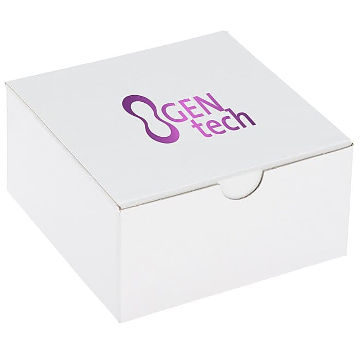 Gift Box - 4 inches x 4 inches x 2 inches - Gloss White