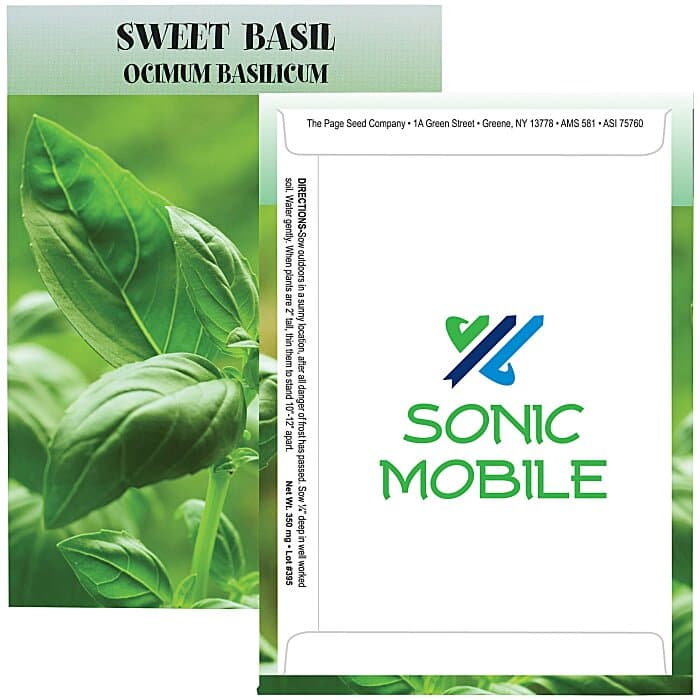 Standard Series Seed Packet - Sweet Basil