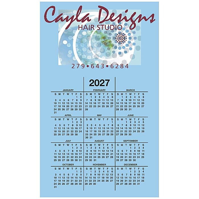 Calendar Magnet - Medium - Colors