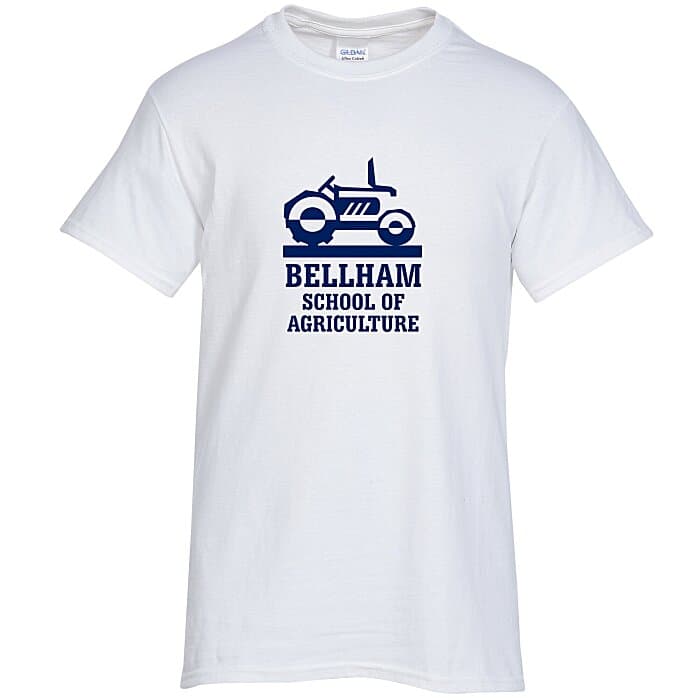 Gildan 6-oz Ultra Cotton T-Shirt - Men's - Screen - White