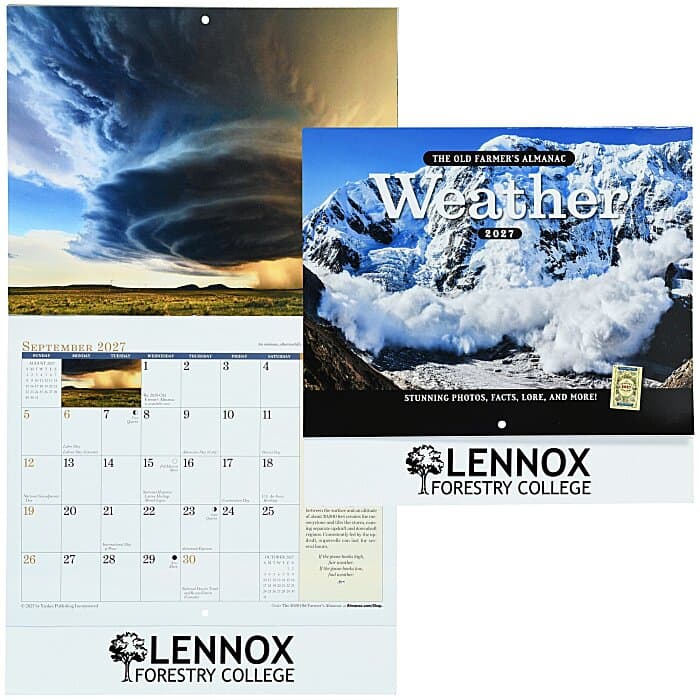 The Old Farmer's Almanac Calendar - Weather - Stapled