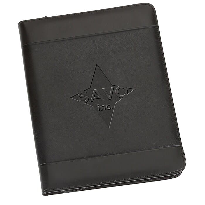 Windsor Impressions Zippered Padfolio - Debossed
