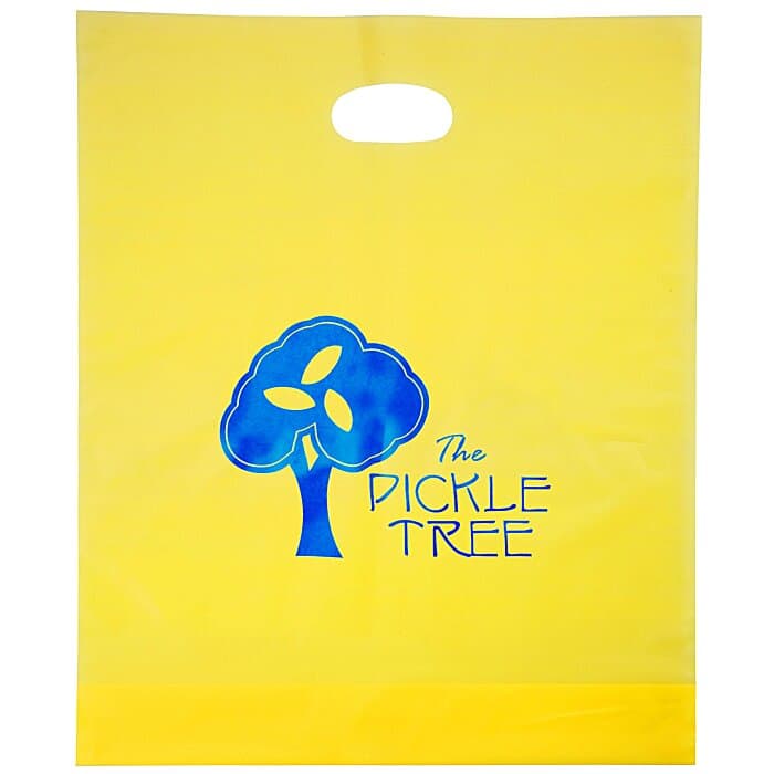 Colored Frosted Die-Cut Convention Bag - 18 inches x 15 inches - Foil
