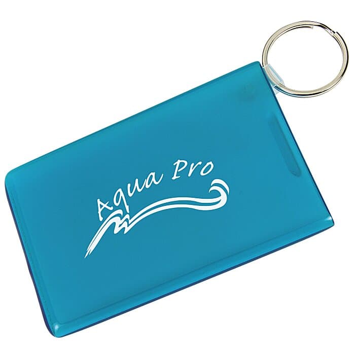 Card Keeper with Keychain - Translucent