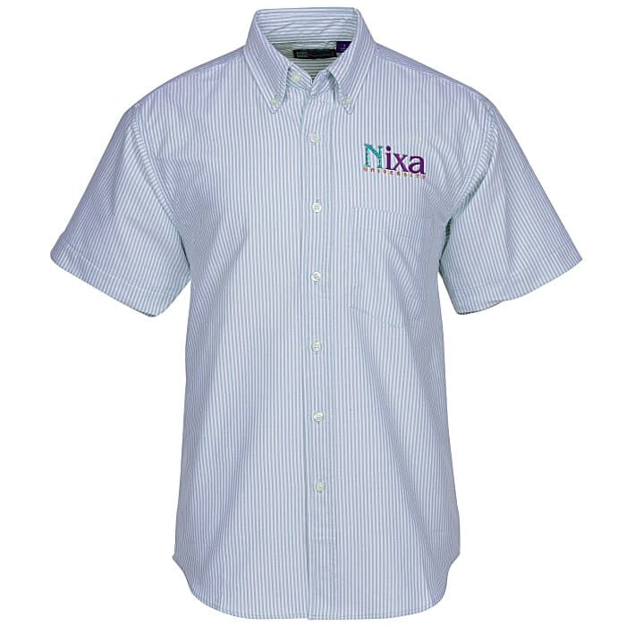 Blue Generation Short Sleeve Oxford - Men's - Stripes