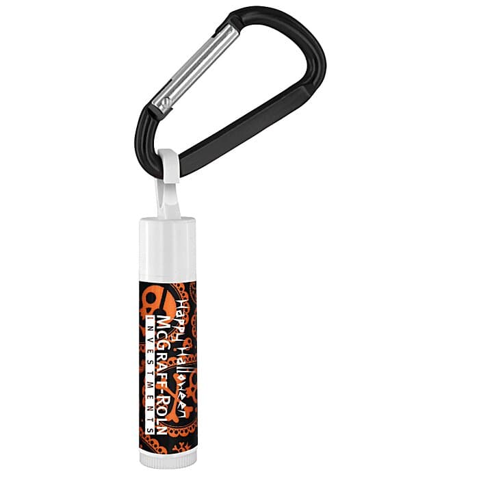 Holiday Lip Balm with Carabiner - Skulls