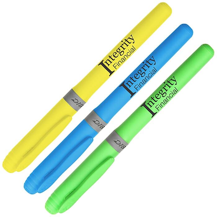 Bic Brite Liner Highlighter with Grip - 3 Pack