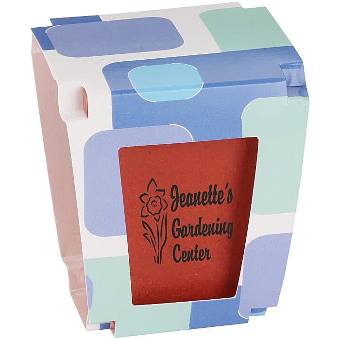 Promo Planter - Retro Blue