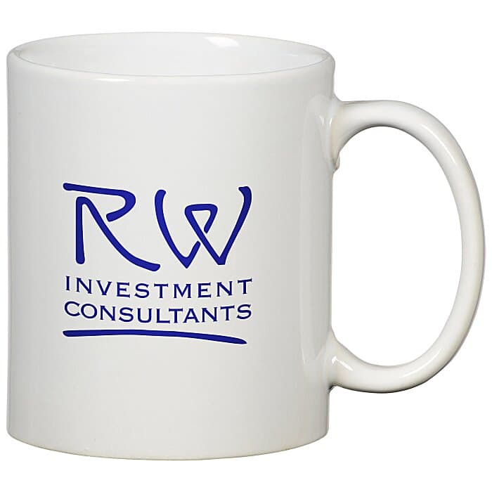 Value White Coffee Mug - 11 oz
