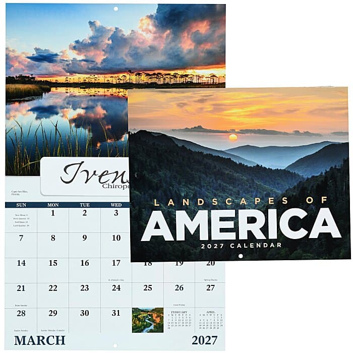 Landscapes of America Calendar - Window