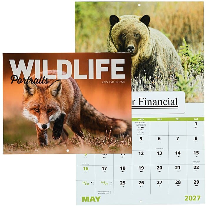 Wildlife Portraits Calendar - Window