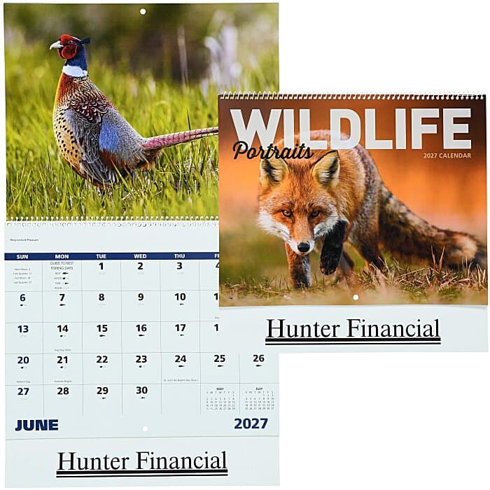 Wildlife Portraits Calendar - Spiral