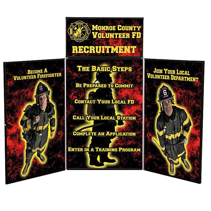 Fold N Go Tabletop Display - 6 feet - Full Color