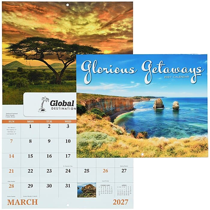 Glorious Getaways Calendar - Window