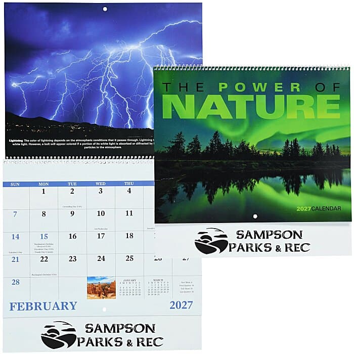 The Power of Nature Calendar - Spiral