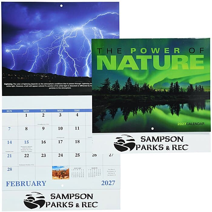 The Power of Nature Calendar - Stapled