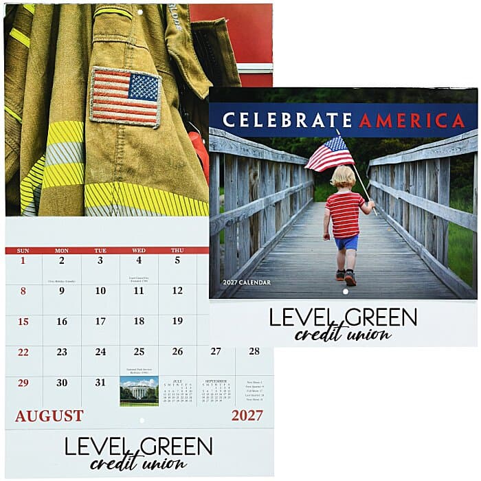 Celebrate America Calendar - Stapled