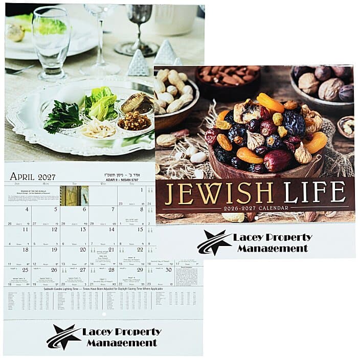 Jewish Life Calendar - Stapled