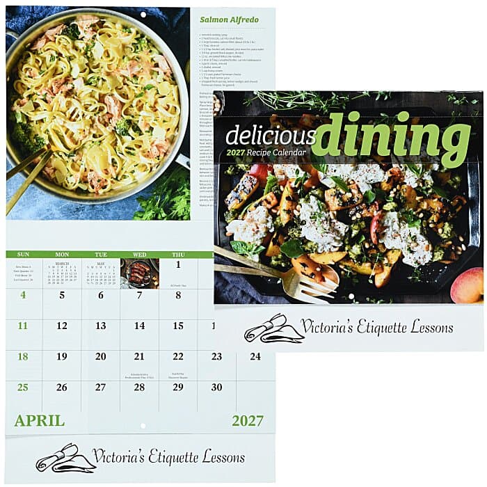Delicious Dining Calendar - Spiral