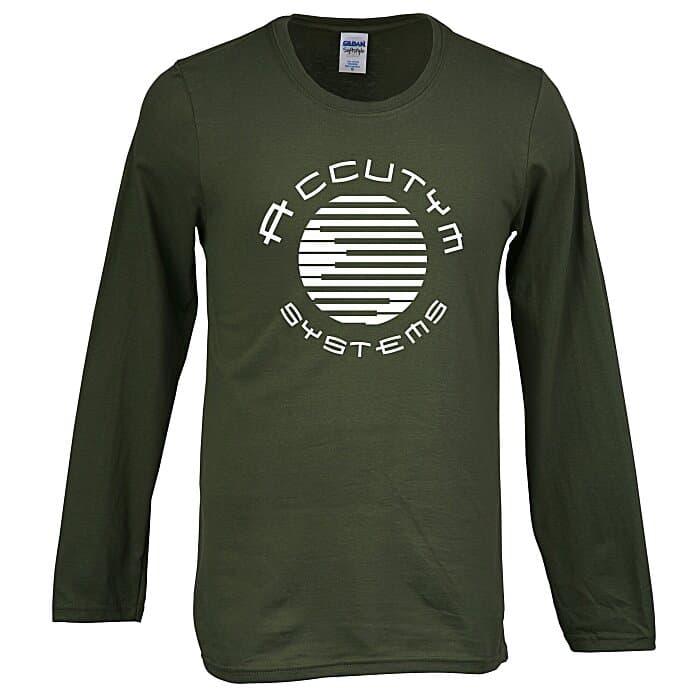 Gildan Softstyle LS T-Shirt - Men's - Screen