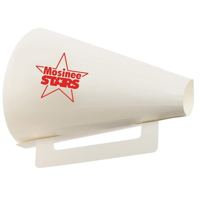 Megaphone - Round - 8 inches - White