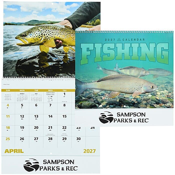 Fishing Calendar - Spiral