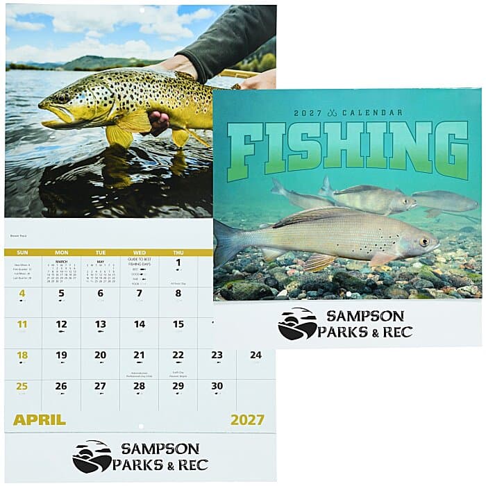 Fishing Calendar - Stapled