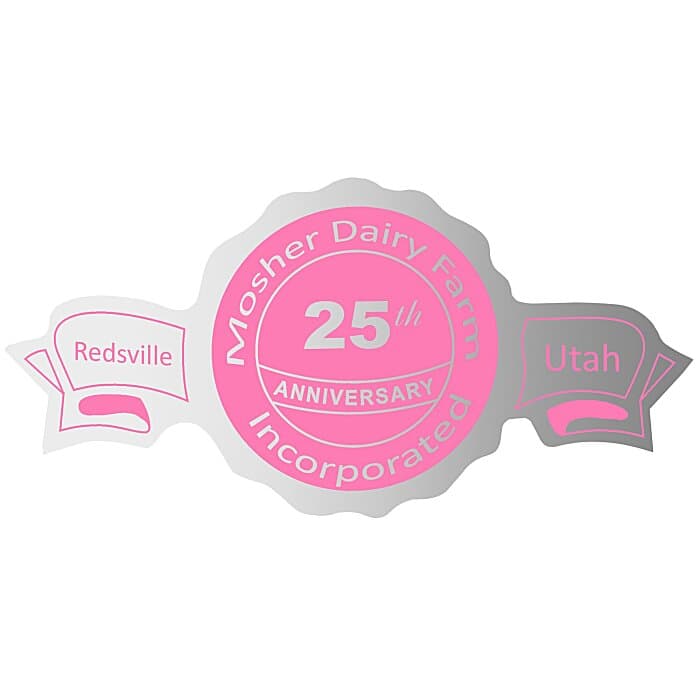 Flat Seal by the Roll - Banner - 1-1/2 inches x 3 inches