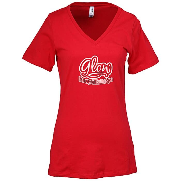 Bella+Canvas Relaxed V-Neck T-Shirt - Ladies’ - Screen