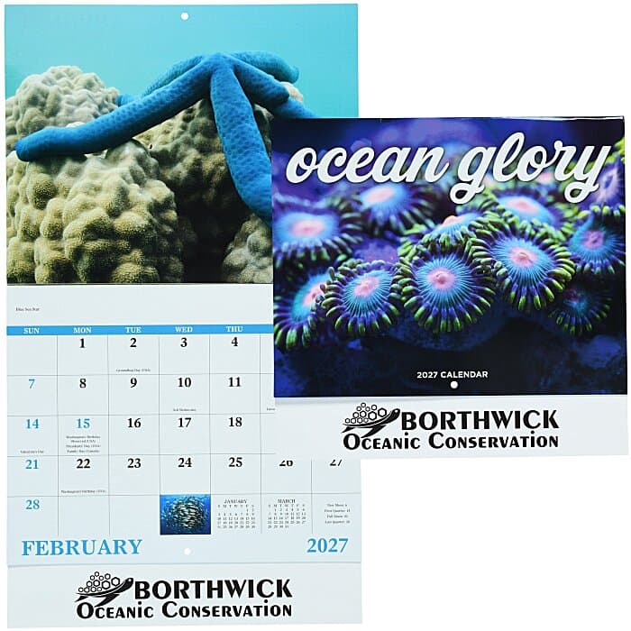 Ocean Glory Calendar - Stapled